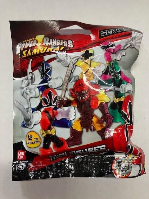 Power Rangers Samurai Mini Figures Series 1 at Random  New & Sealed