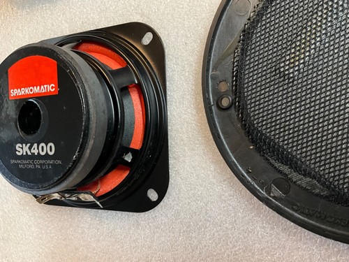 Sparkomatic KS400 Speakers  4" x 4" Door Mount Dual Cone Compact 80 BOOMING WATT - Picture 9 of 9