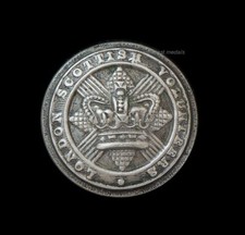 Victorian London Scottish Volunteers Uniform Button