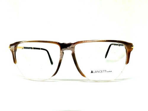 LANCETTI montatura per occhiali da vista uomo plastica donna made italy  vintage | eBay
