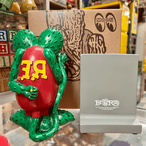Statua Rat Fink Figura Hot Rod Custom Show 2021 Edizione Limitata - Foto 5 di 6