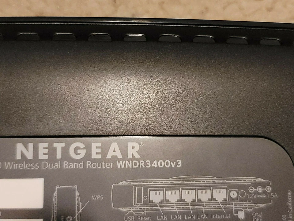 Used - Netgear WNDR 3400v3 and WNR2000v5 (No power cords) - Image 4 of 4