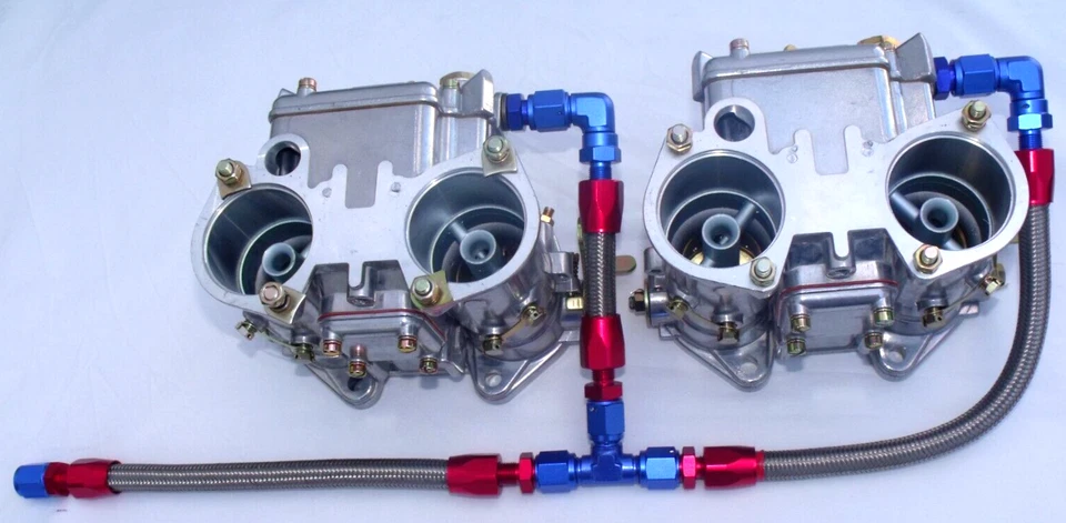 Kit de manguera de riel de combustible para carburador de doble tiro lateral Weber DCOE 40/45 48 an6 Foto 2 de 4