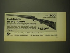 1969 Richland Arms Model 200 Lightweight Double Shotgun Advertisement