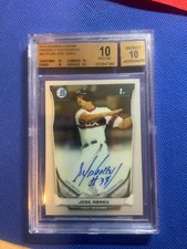 2014 Bowman Chrome JOSE ABREU 1st Rookie Auto - BGS 10/10 GEM MINT - WHITE SOX