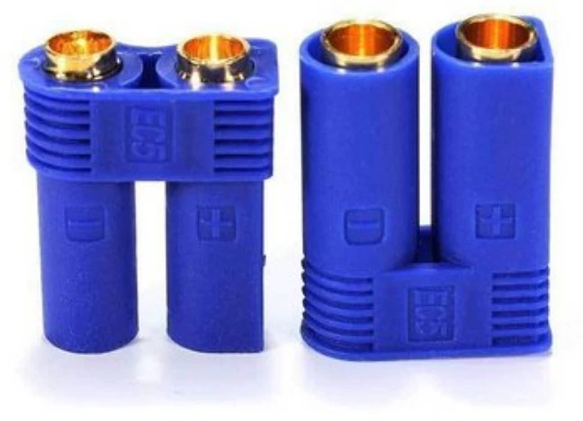 ✅ EC5 5mm 2Pin Hochstrom Stecker Buchse Goldstecker 1 2 3 4 5 10 Paar 50A Lipo ✅ - Bild 4 von 4