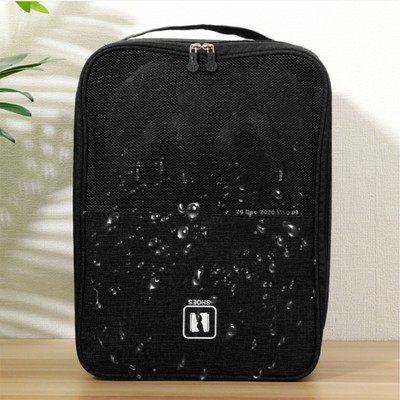 3 Layers Travel Shoe Bag Holds 3 Pair of Shoes Waterproof Portable Shoe Storage