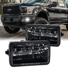 LED Driving Fog Lights Lamps Assembly for 2015-2020 Ford F150 2017-18 Super Duty