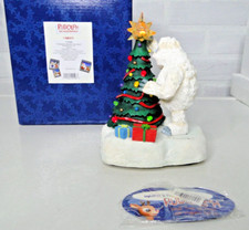 Enesco Rudolph "A Delightful Bumble Christmas!" 112066 Rare Light up Tree NEW!