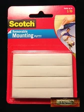 M01006 MOREZMORE Scotch 3M Adhesive Mounting Putty BJD Eye Beige 2 oz