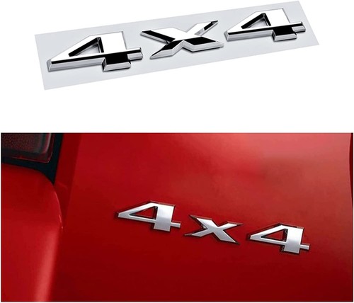 4x4 Buchstaben Auto Aufkleber Auto Tür Kofferraum Emblem für Chevrolet Ford Jeep - Bild 4 von 5