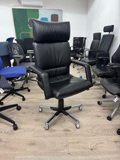 Vitra - Imago Bellini - Chefsessel / Bürodrehstuhl - Leder - Schwarz - A869