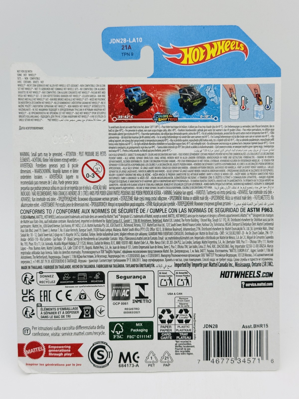 Dairy Delivery Hot Wheels Color Shifters 1:64 Blister Grey | eBay