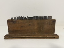 Vintage Stanley No. 45/55 Combination Plane Cutters Lot of (16) w/Wood Box