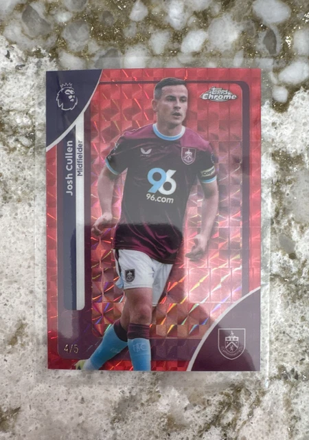 2025-26 Topps Chrome Premier League - Josh Cullen #56 Red Geometric Refractor /5