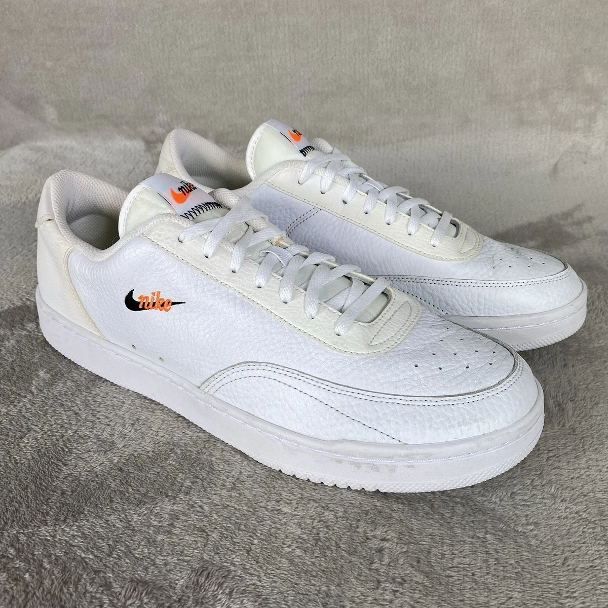 Nike Court Vintage Premium Sneakers Leather Casual Shoes White Black‎ Size Nike Court Vintage  main image 3