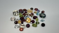 Loose Gemstone Assortment Lot 32.6 Ct 40 PCs