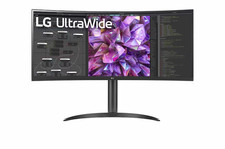 LG 34WQ75X-B 34" Curved UltraWide QHD IPS Monitor - COMPLETE ALL ACCESOIRES- NEW
