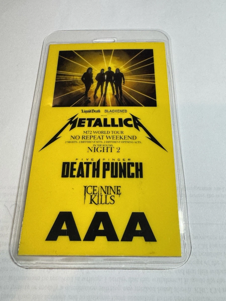 Metallica Concert Memorabilia for sale | eBay