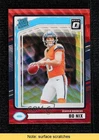 2024 Panini Donruss Optic Preview Red Wave Prizm Bo Nix Rookie RC READ