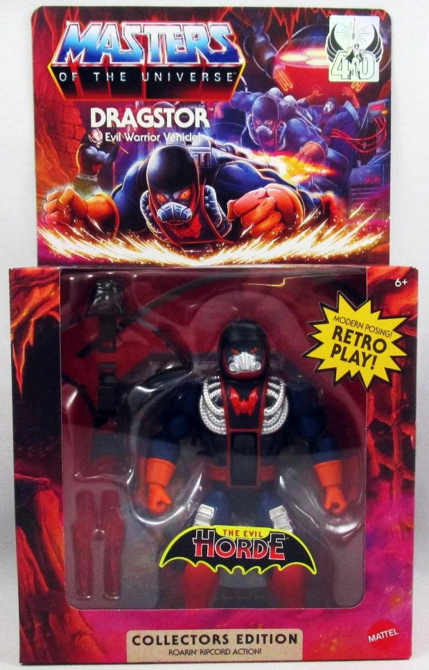 Les Maitres de l'Univers Origins Dragstor Turbor jouet vintage figurine articulée Mattel