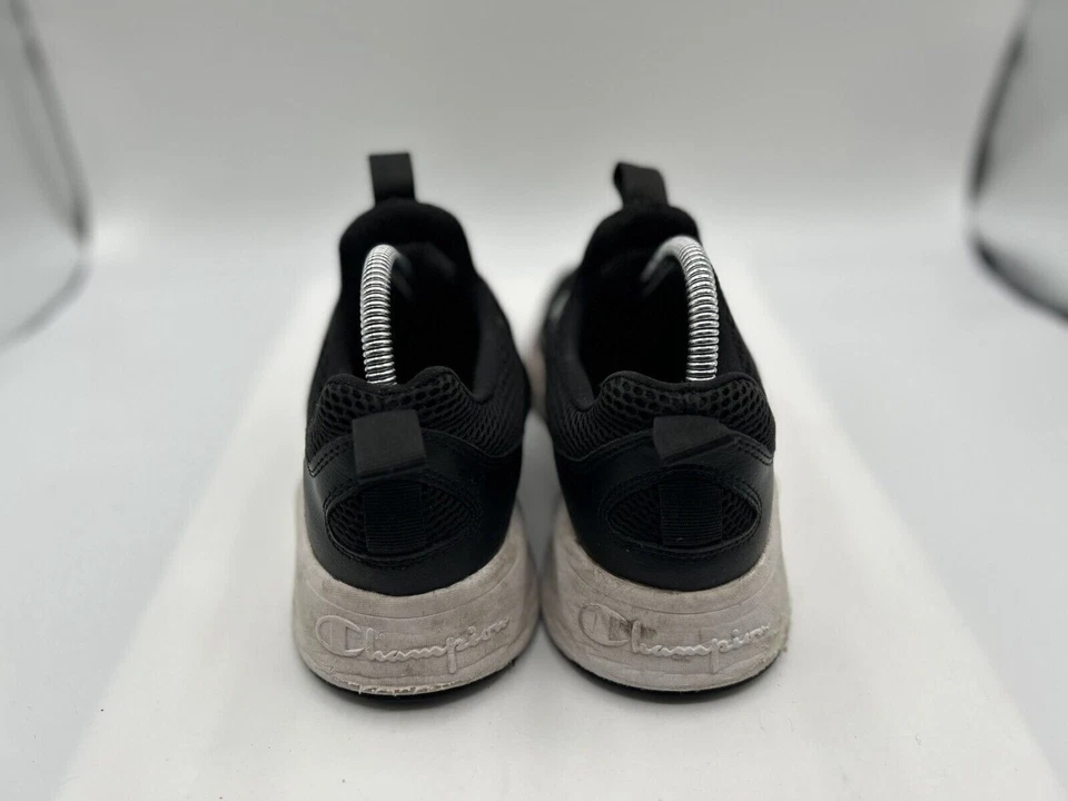 Champion Zapatos Atléticos Para Mujer Talla 8W Negros Sin Cordones Parte Superior Baja Tenis para Correr Foto 3 de 4