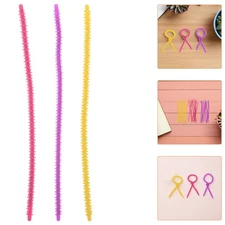  30 PCS Silicone Hair Perm Rods Flexible Rollers Curlers for Women