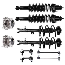 Front & Rear Struts & Sway Bars & Hub Wheel Bearings For Dodge Caliber 2007-2009