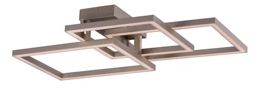 ET2 E21513 Champagne Traverse 24"W Led Flush Mount Ceiling Fixture - Picture 1 of 12
