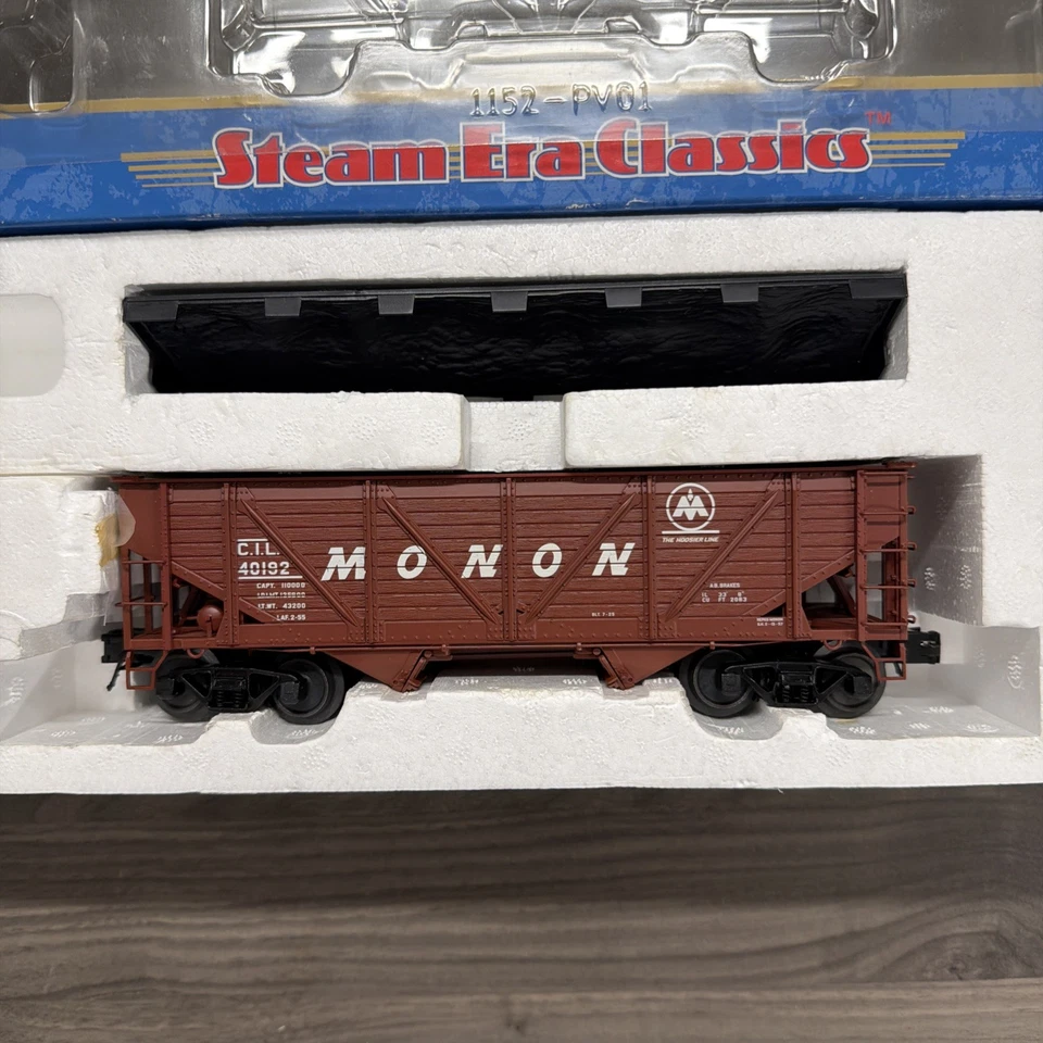 ATLAS O Gauge Steam Era Classics Full Metal MONON 40192 Hopper Car 7435-2 - Image 2 of 4