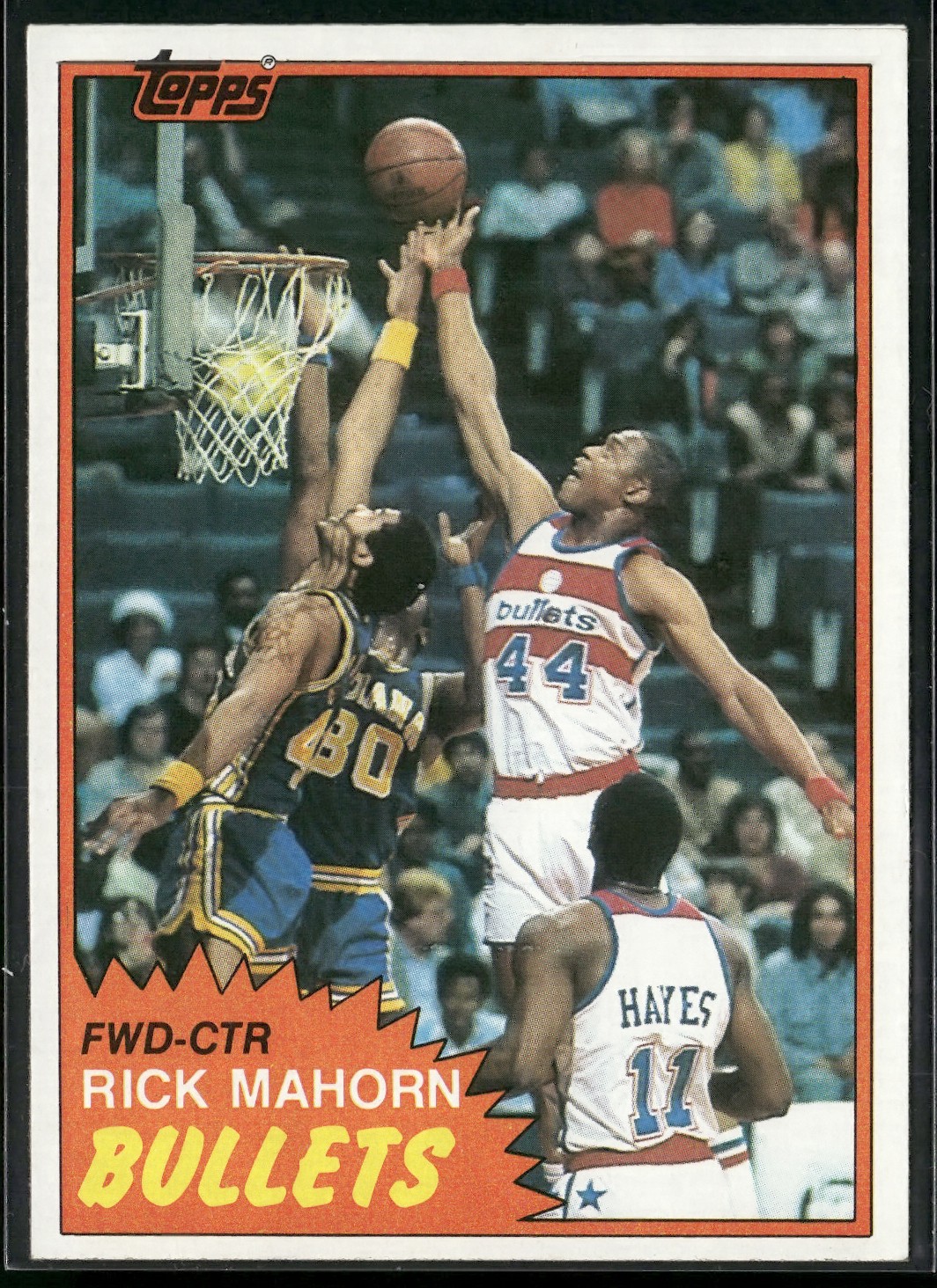 1981-82 Topps #E98 Rick Mahorn Rookie