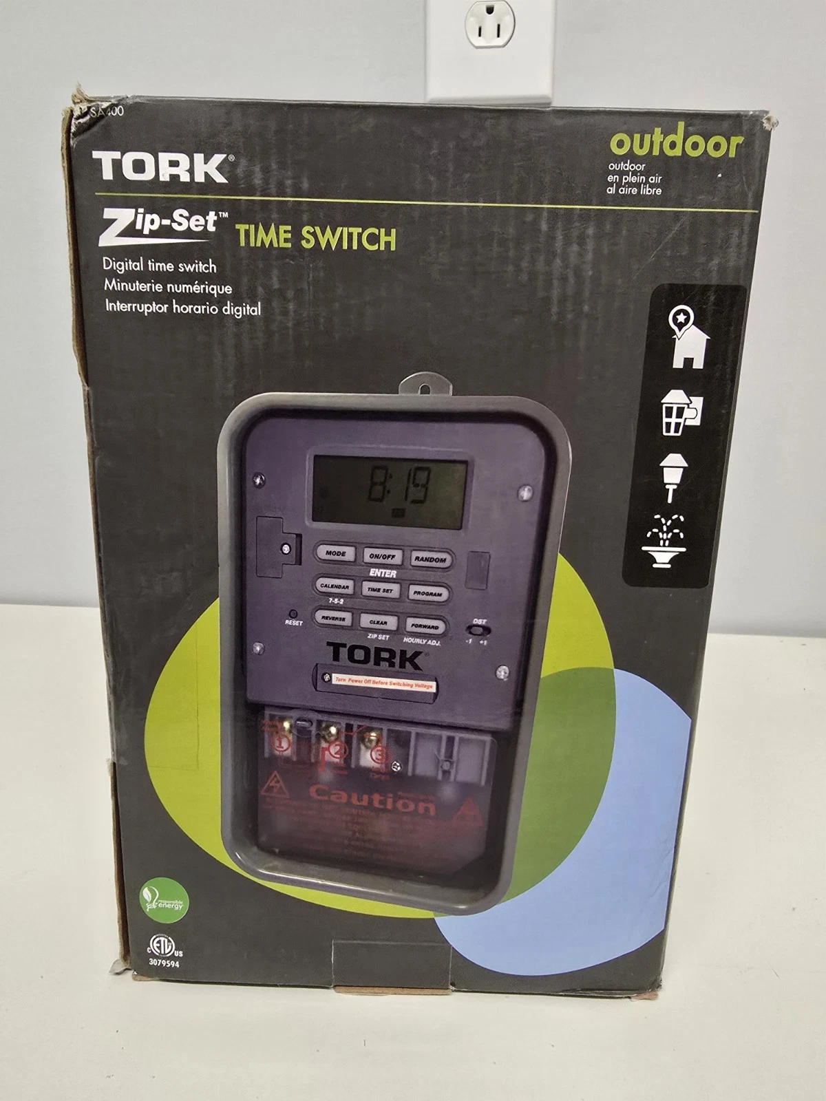 NSI Industries TORK SA400 Zip-Set Electronic Timer 7 Days Programmable