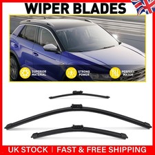 3PCS For VW T-Roc 2017-2023 Front Rear Windscreen Wiper Blades 26"+20"+13" INCH