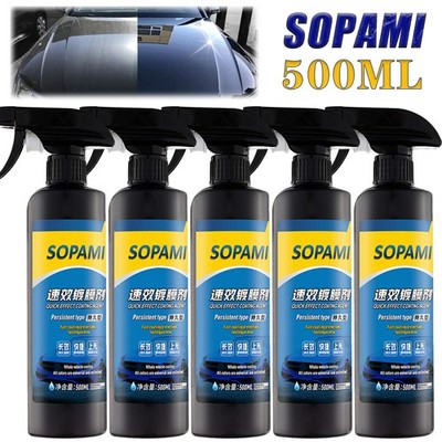 Sopami Autolack-Spray, Schnellwirkendes Beschichtungsmittel, Autowachs-Politur