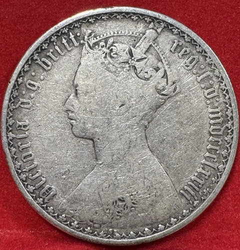 Photo of a 1873 Victoria Florin from an eBay listing that sold on Jul 12, 2026
