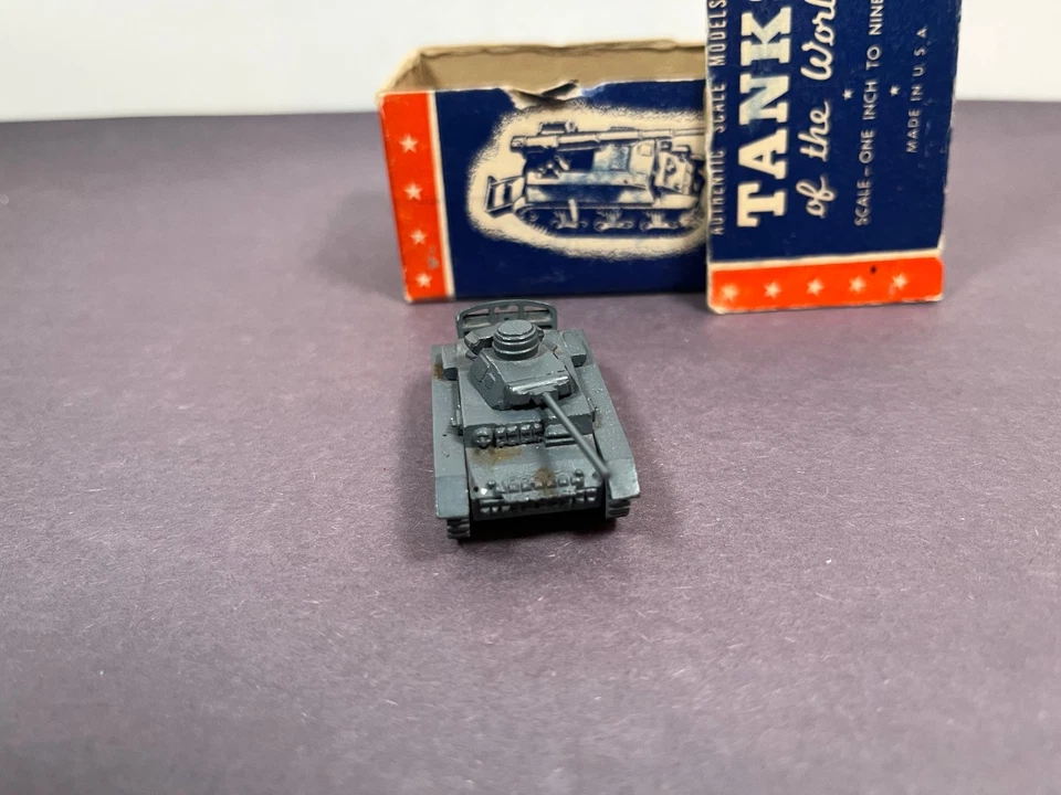 Vintage Authenticast Comet WWII GERMAN PZKW III TANK MK 5100 Metal Tanks - Image 3 of 4