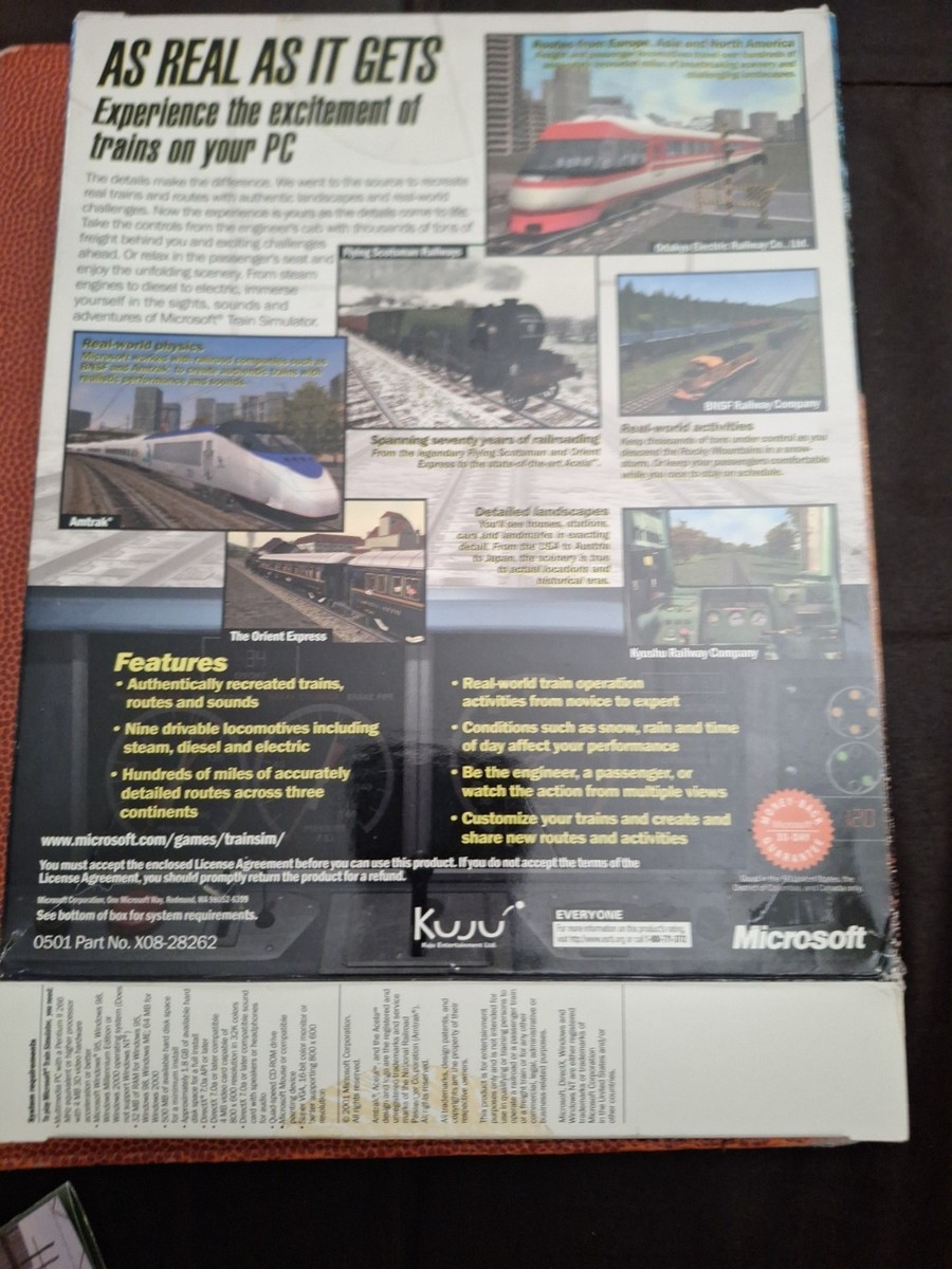 Microsoft Train Simulator (PC, 2001) for sale online | eBay