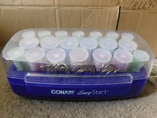 Vintage Conair Easy Start Hot Rollers With Clips