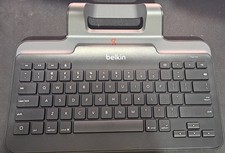 Belkin Secure Wired Tablet Keyboard w/Stand for iPad Lightning Connector-Used