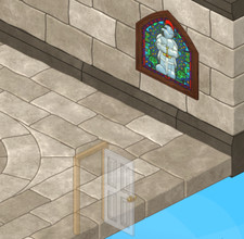 Webkinz Classic Furniture - Hard To Find Item - Medieval Stain Glass Window