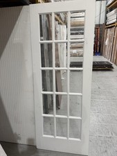 78x30” 35mm White Glaze Internal Doors