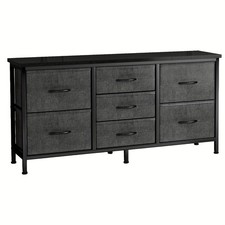 Dresser with 7 Fabric Drawers