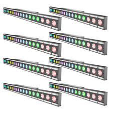 10x 180W RGBW Wall Wash Light Bar 18LED DMX Stage DJ Beam Lighting Disco Effect