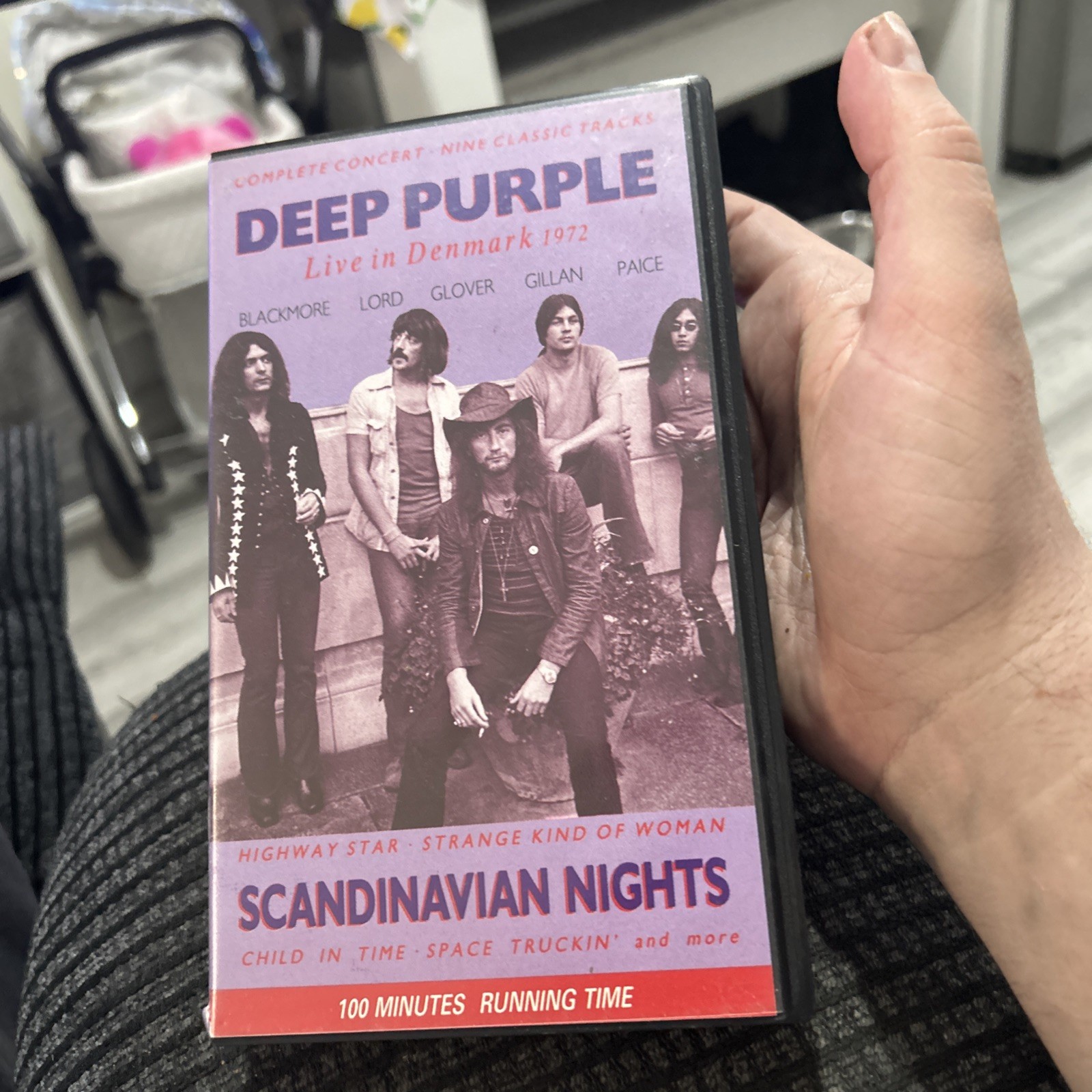 Deep Purple VHS Scandinavian Nights Live In Denmark March 1972