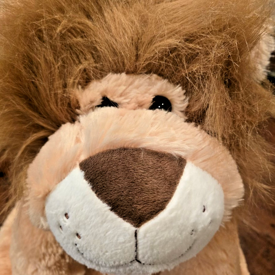 HugFun Lion Golden Soft Plush Stuffed Toy 24" Tall Large SuperSoft Cozy