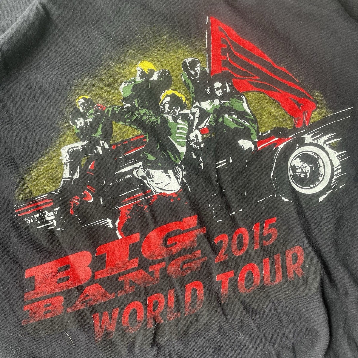 BIGBANG World Tour 2015-2016 Double Sided Black Size L Japan Made