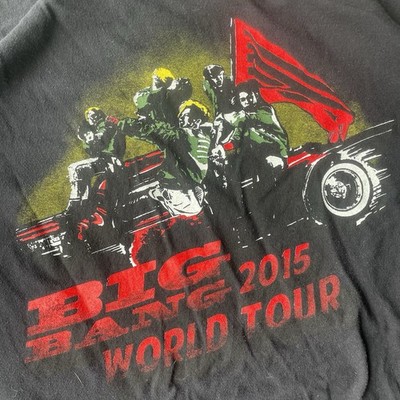 BIGBANG World Tour 2015-2016 Double Sided Black Size L Japan Made
