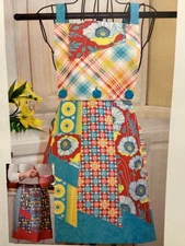 PATTERN Fat Quarter Bib Style Apron Vintage Style Apron NEW Sweet Tea Girls