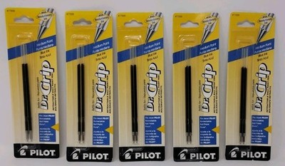 Pilot Dr Grip Ball Point Pen Ink Refill Lot 5 Pack Medium Blue 77228 Each 2 Ct