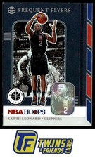 2019-20 Hoops Premium Stock #8 Kawhi Leonard Frequent Flyers Holo